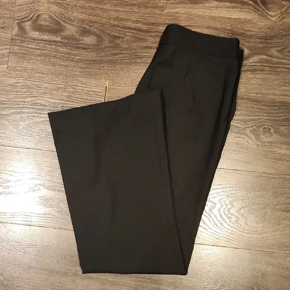 ❤️ NWOT! TORY BURCH WIDE LEG HIGH RISE STRETCH VIRGIN WOOL TROUSERS / PANTS, 8